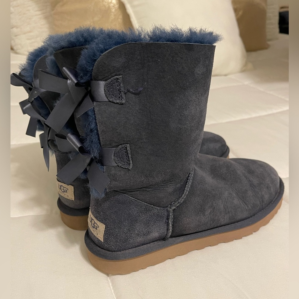 UGG Navy Bailey Bow II